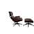 Shark Tank Iconic Chair With Foot Stool - rear_view