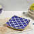 Moroccan Hand Painted Dinnerware Serving Plate - photo