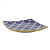 Moroccan Hand Painted Dinnerware Serving Plate - top_view