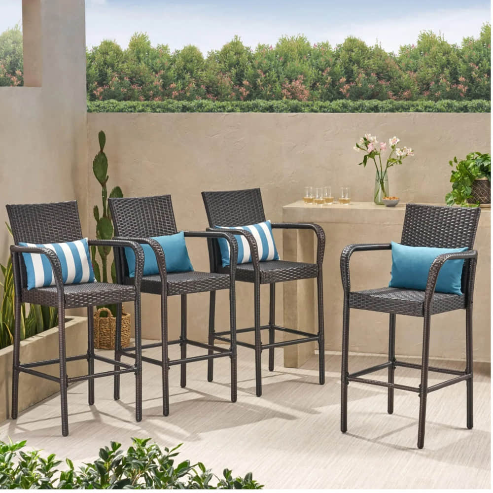 Cumbria Outdoor Garden Chair In Brown - photo