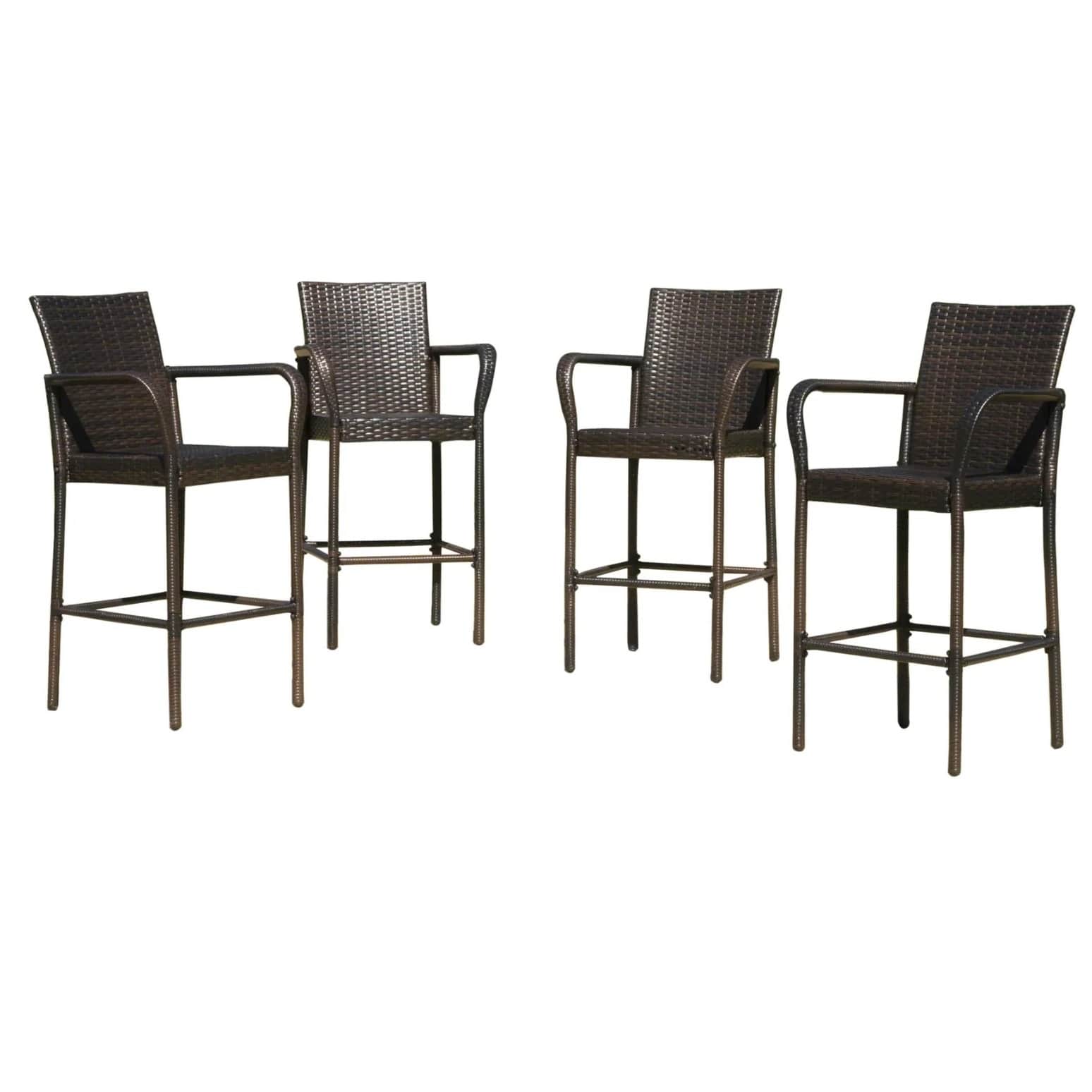 Cumbria Outdoor Garden Chair In Brown - left_view