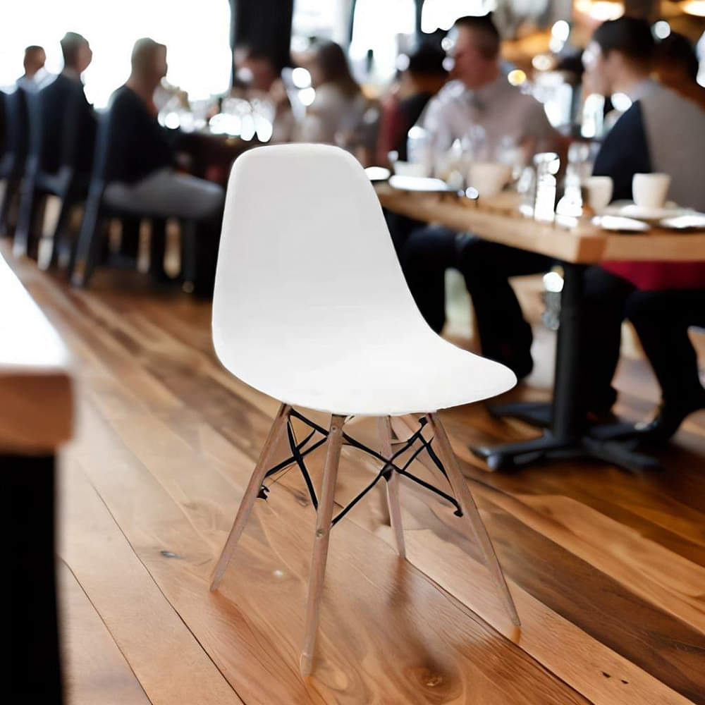 Warren Café White Chair - photo