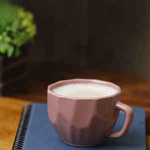 Dark Pink Ceramic Coffee Cups - photo