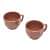 Dark Pink Ceramic Coffee Cups - rear_view