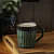 Green Brown Ceramic Coffee Mugs - photo
