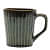 Green Brown Ceramic Coffee Mugs - left_view