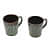 Green Brown Ceramic Coffee Mugs - right_view
