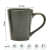 Reptile Green with Golden Tint Ceramic Coffee Mugs - top_view
