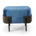 Elisa Upholstered Rectangular Pouf Chair - left_view