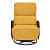 Rocking Chair With Swivel in Mustard Yellow Colour - front_view