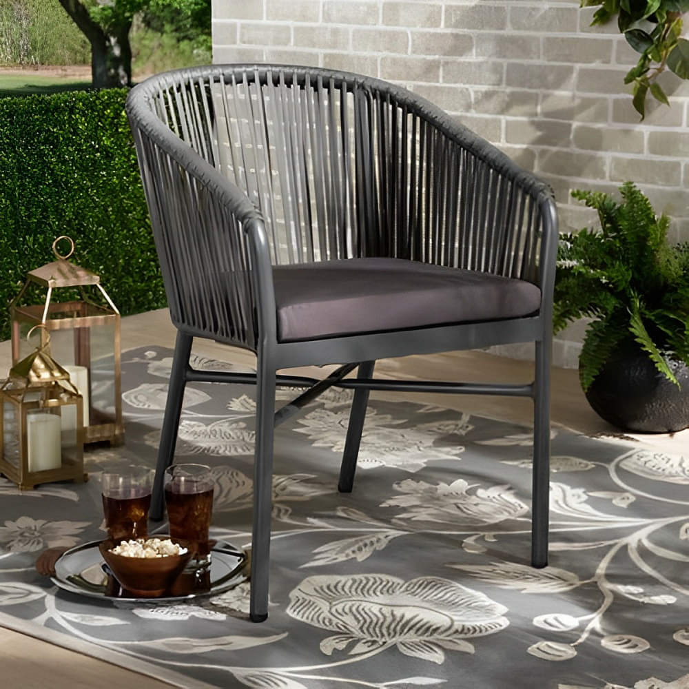 Anjaneya Tolix Rope Chair (Set of 2) - photo