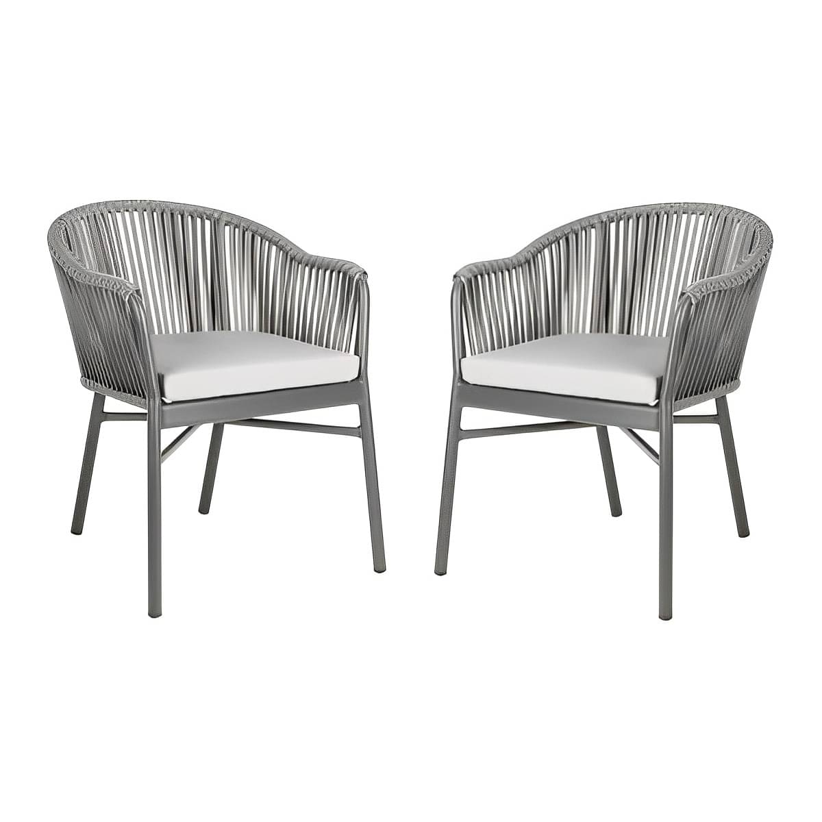 Anjaneya Tolix Rope Chair (Set of 2)