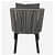 Swanson Knitted Patio Chair - right_view