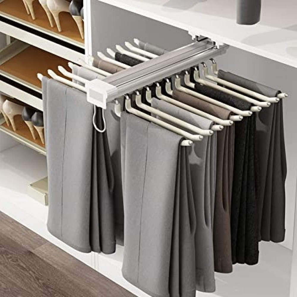 Rigwell Lifetime Soft Close Pull-Out  Top-Mounted Hanging Trousers Rack - photo