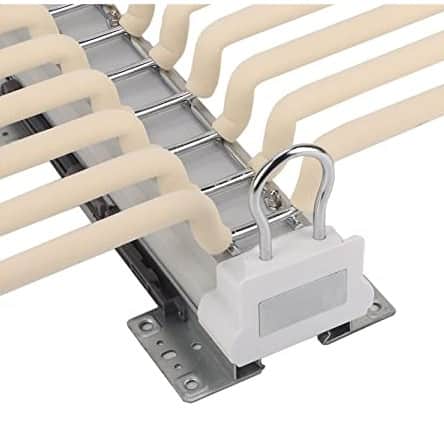 Soft Close Pull-Out Top-Mounted Trousers Rack (23x18x4 Inch) - left_view