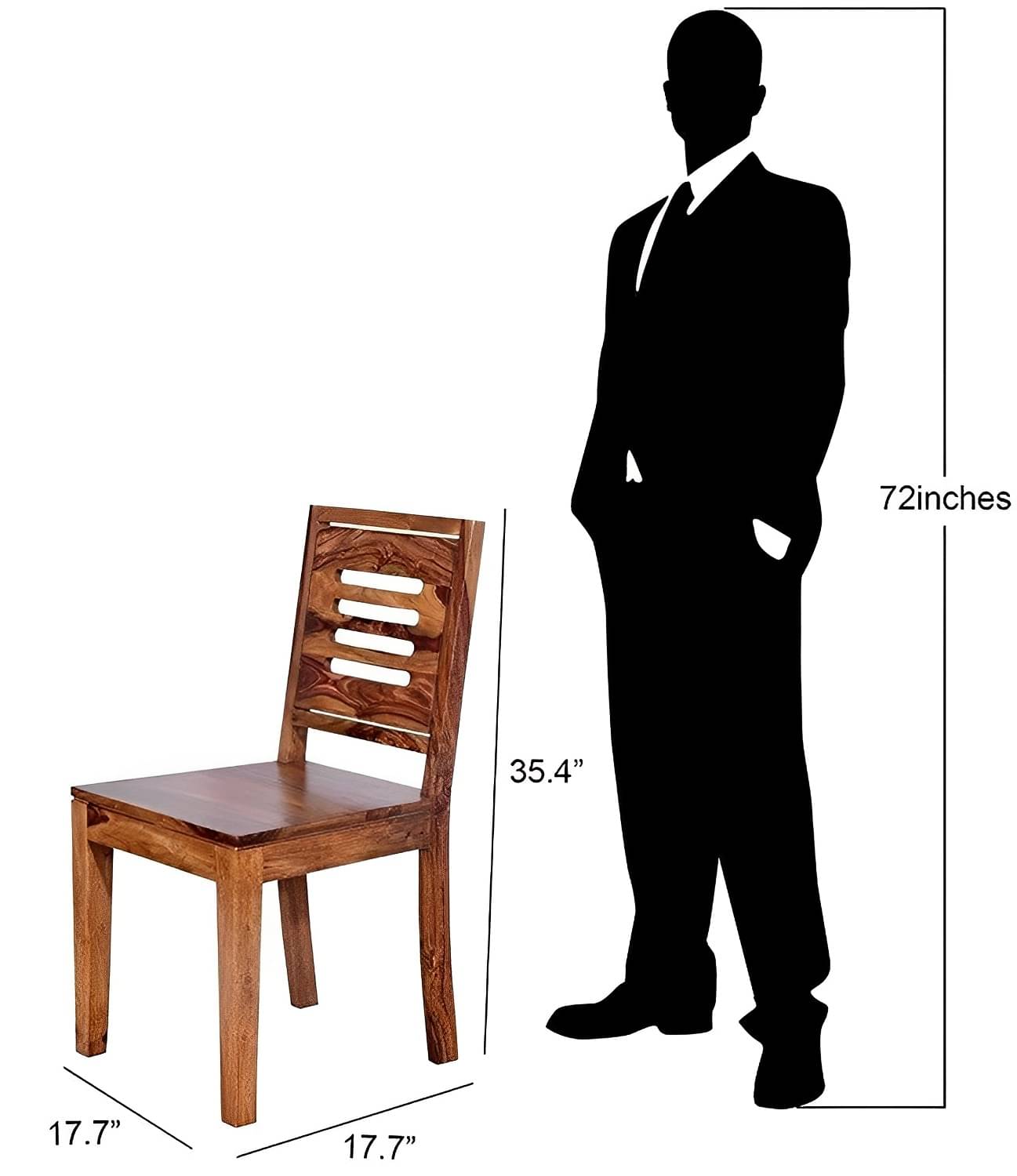 Tahoe Sheesham Wood 4 Seater Dining Set