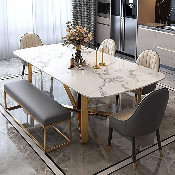 Sacramento Luxury 4 Seater Dining Set