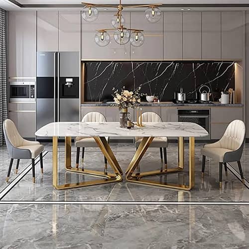 Sacramento Luxury 4 Seater Dining Set