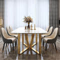 Sacramento Luxury 4 Seater Dining Set - top_view