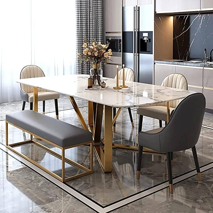 Sacramento Luxury 4 Seater Dining Set