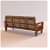 Paddington Wood 5 Seater Sofa Set With Center Table - left_view