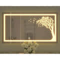 Premium Frameless Rectangular Led Bathroom Mirror - photo