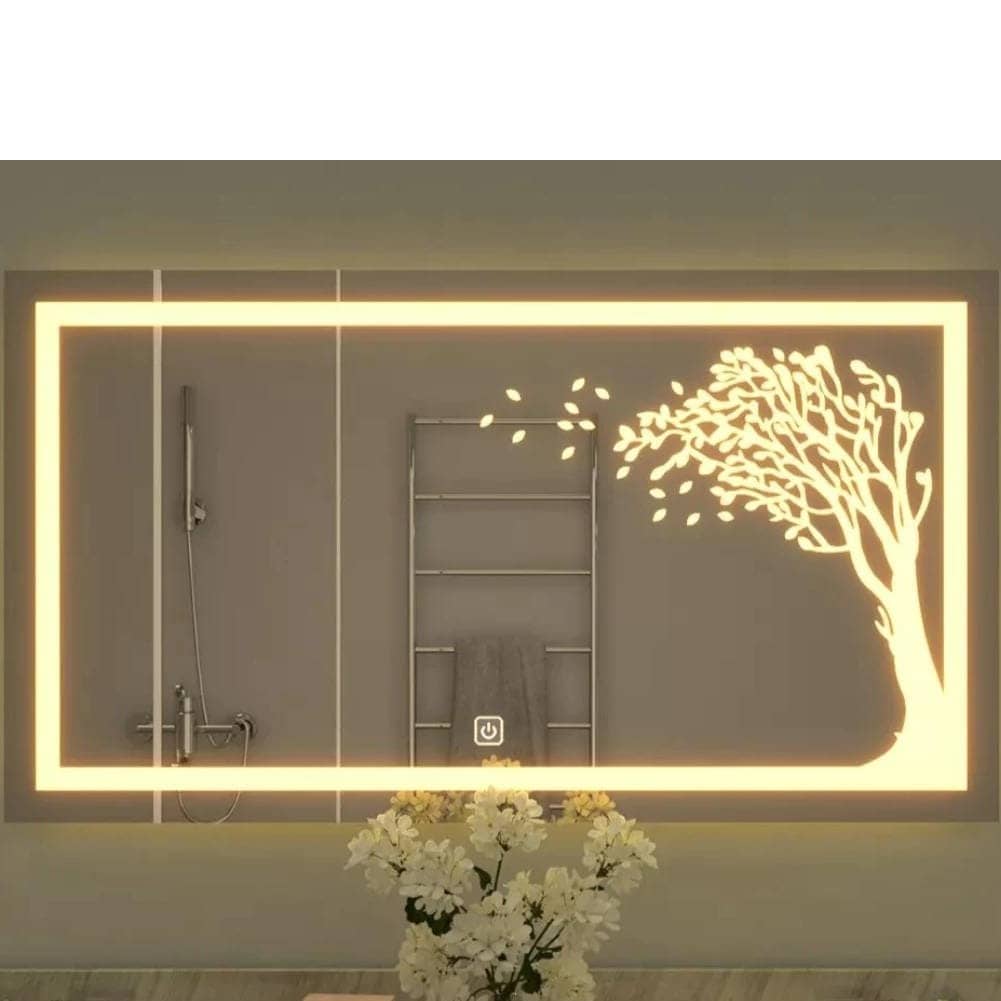 Premium Frameless Rectangular Led Bathroom Mirror
