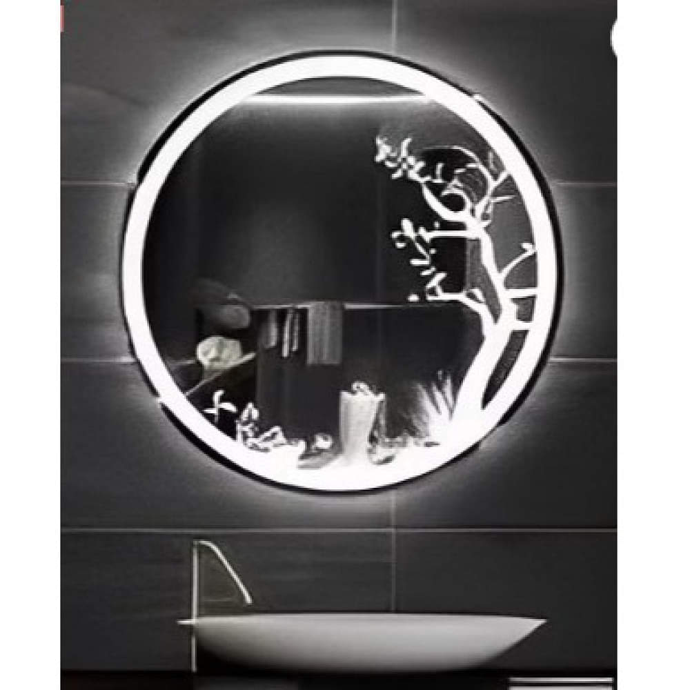 Bathroom Decor LED Round Mirror - photo