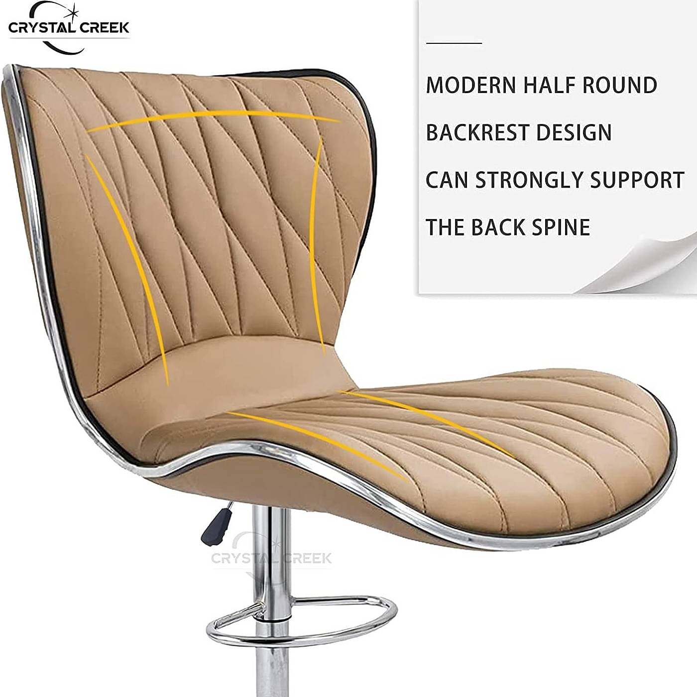 Berlin Leatherette Bar Stool