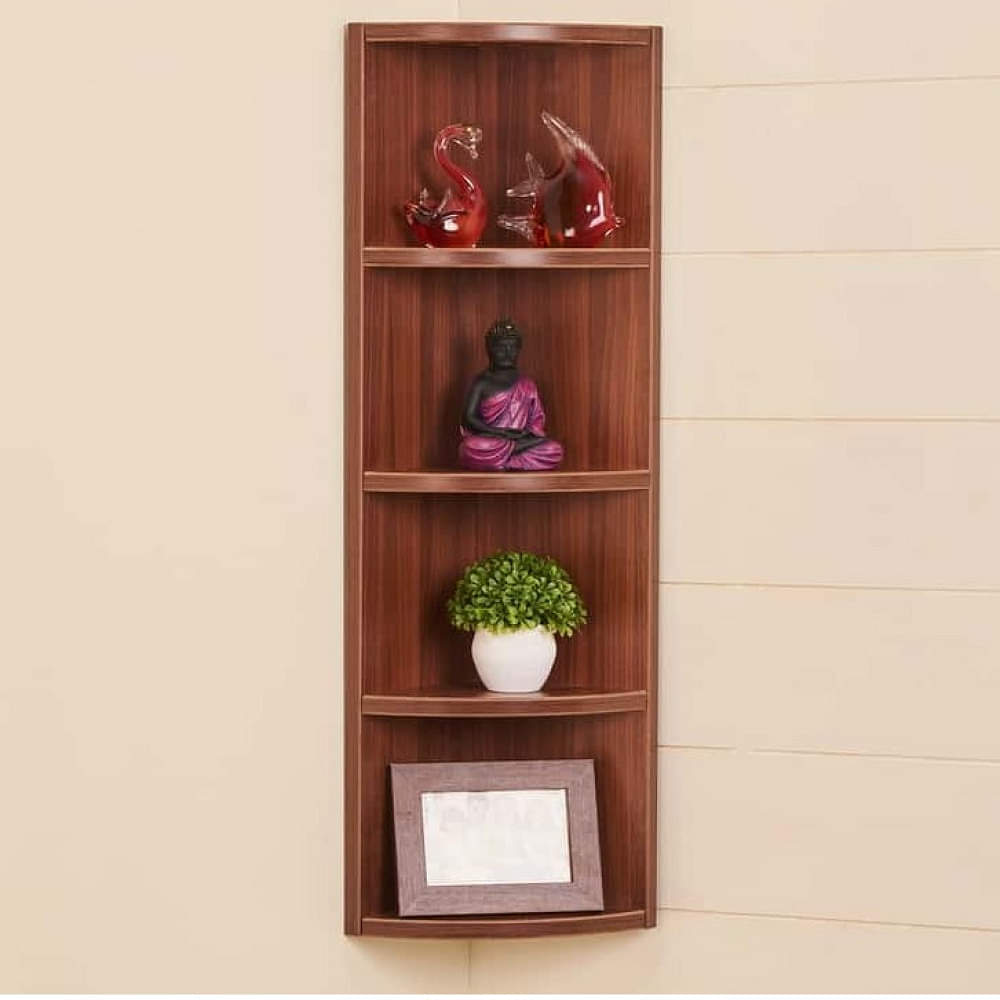 Multi-Tier Corner Wall Décor Shelf - photo