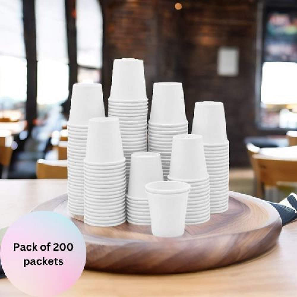 Disposable White Cups - photo