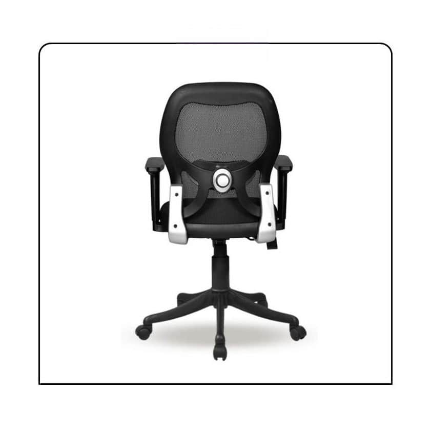 Medium Back Mesh Ergonomic Chair with Nylon Base - front_view