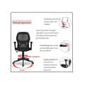Medium Back Mesh Ergonomic Chair with Nylon Base - right_view
