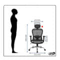 Cleo X Series High Back Mesh Ergonomic Chair - bottom_view