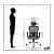 Cleo X Series High Back Mesh Ergonomic Chair - bottom_view