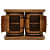 Lisa Pure Sheesham Solid Wood Bar Cabinet - top_view