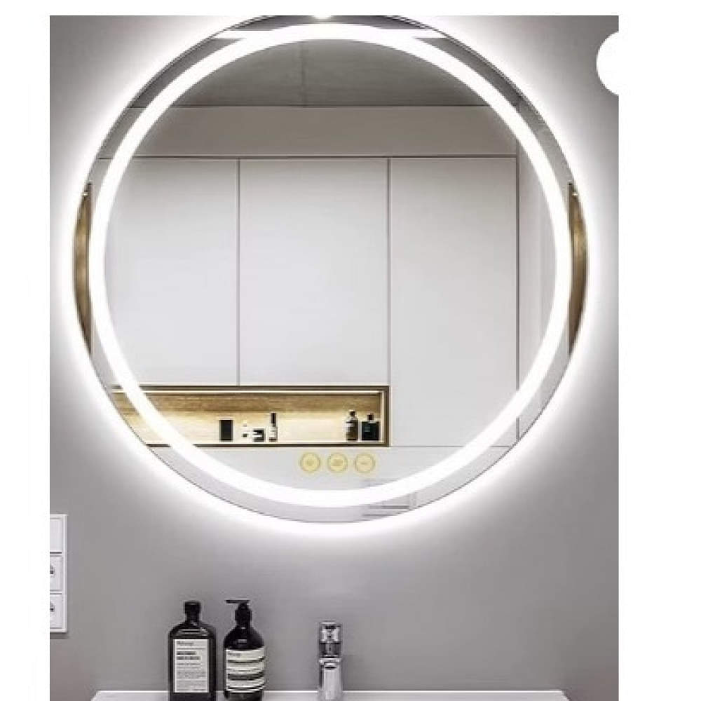 Antonia Led Side Glow Mirror (24x24) - photo
