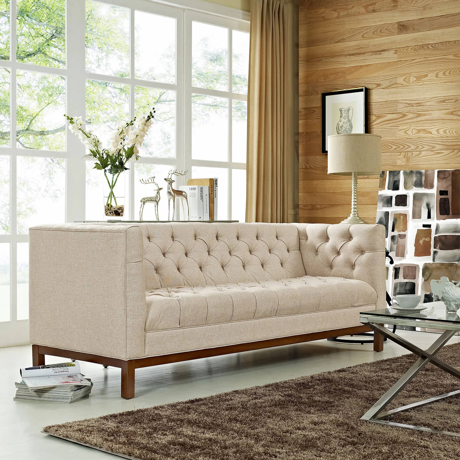 Angela Modern Upholstered Sofa