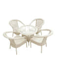 Chelsea Beautiful Patio Chair & Table Set (4+1) - top_view