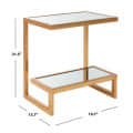 Zoetrope Steel Side Table - left_view