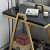 Wrought Iron Varg Wooden Side Table - front_view