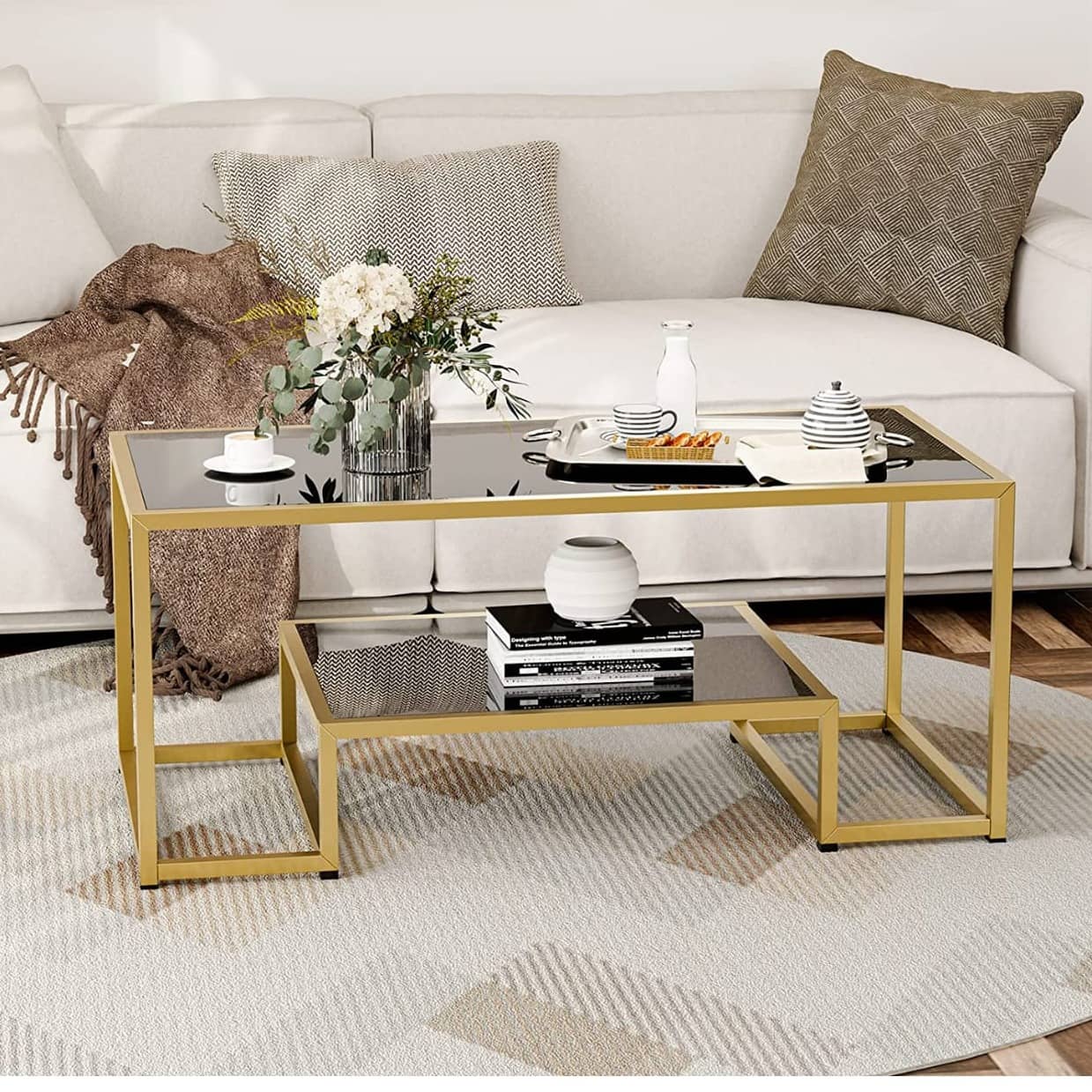 Yoho Glass Center Table