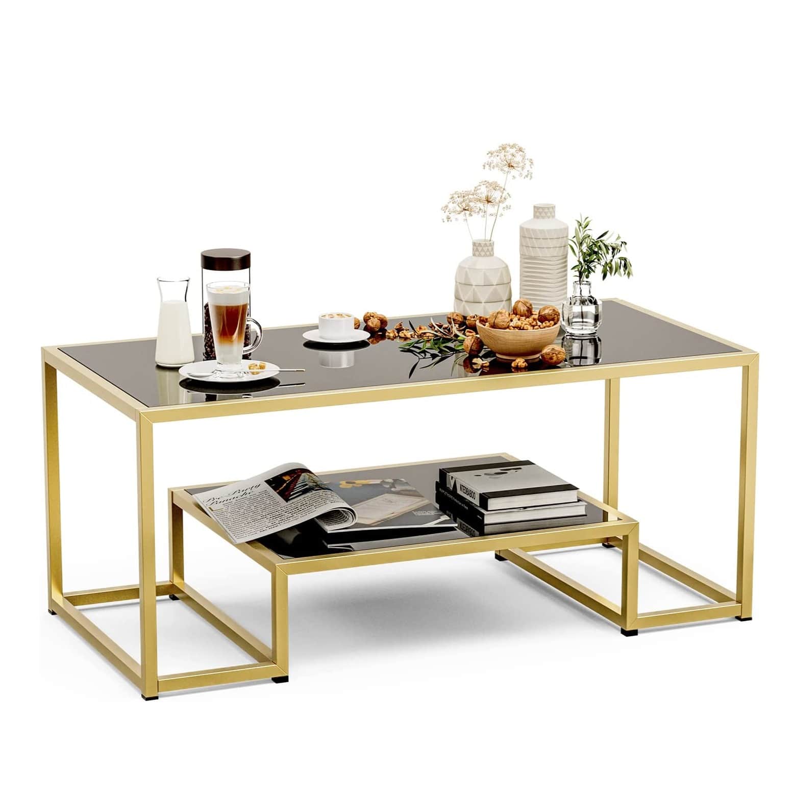 Yoho Glass Center Table - left_view
