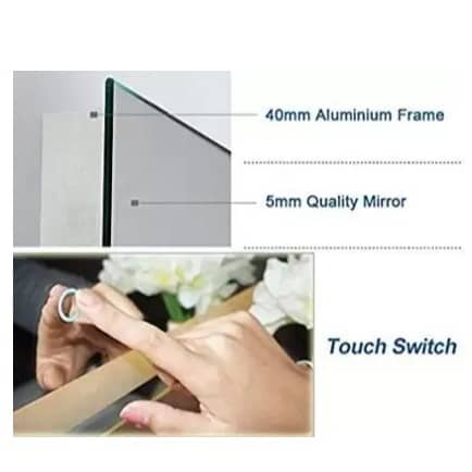 Felicity Round LED Mirror With Touch Sensor