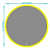 Helena Round LED Mirror With Motion Sensor - front_view