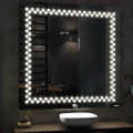 Square Led Mirror with Hand Wave Sensor - photo