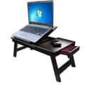 Petunia Foldable Wooden Laptop Table - front_view