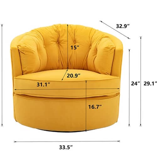 Marius Barrel 1 Seater Chair