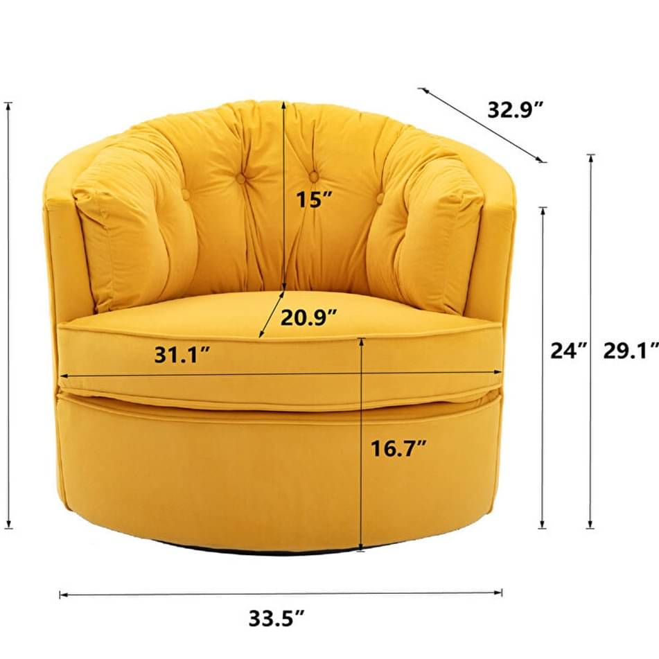 Marius Barrel 1 Seater Chair