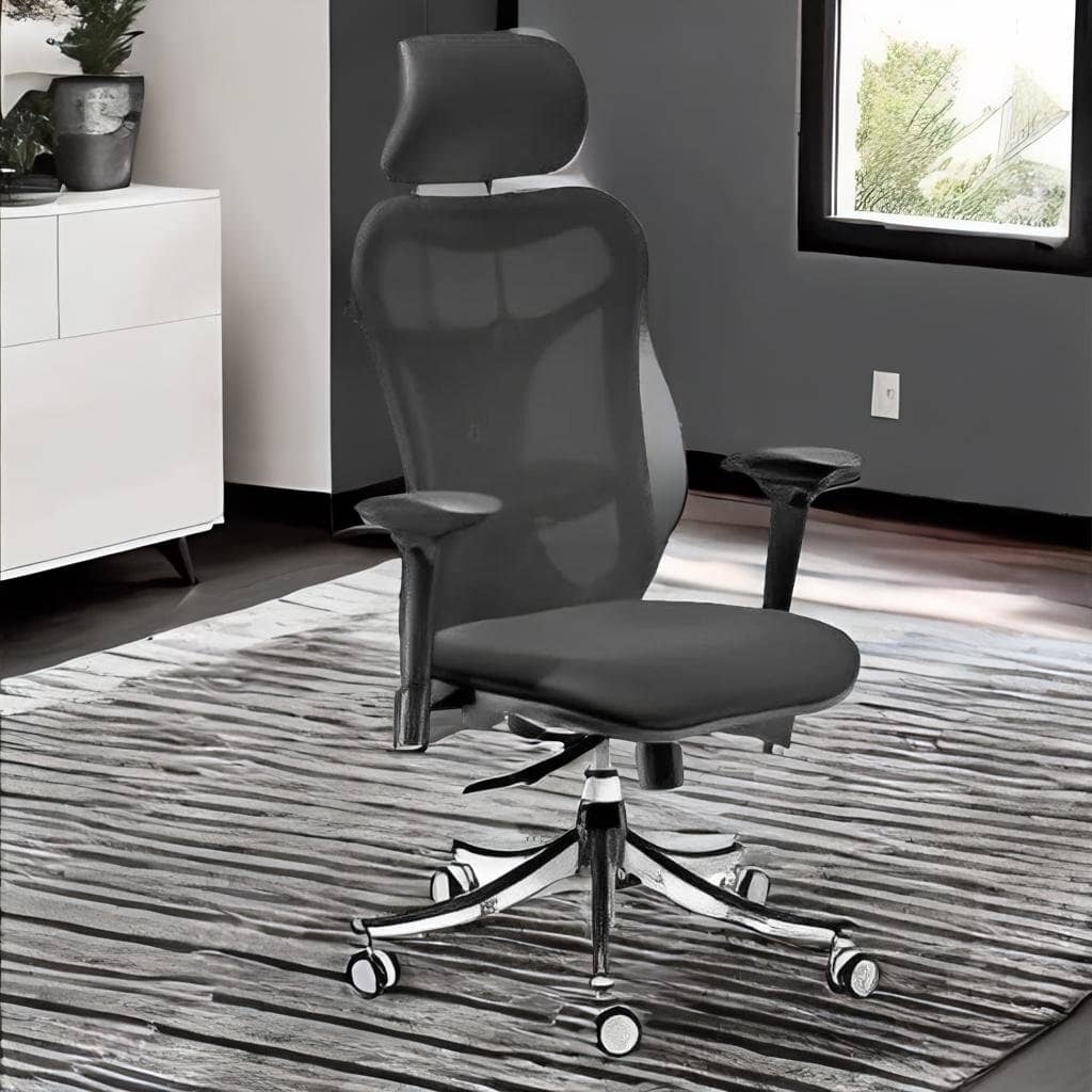 Tauras Revolving  Office Chair (Black)